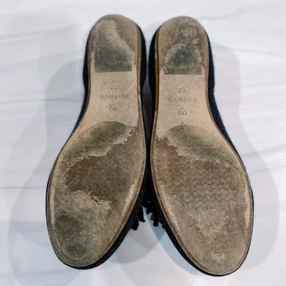 ROTHY’S The Merino Tassel Loafer Black Diamond - Limited Edition - Picture 7 of 14